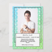 雄モダン星 |卒業パーティー 招待状 (正面)