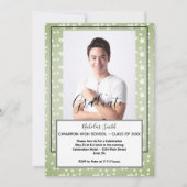 雄モダン星 |卒業パーティー 招待状 (正面)