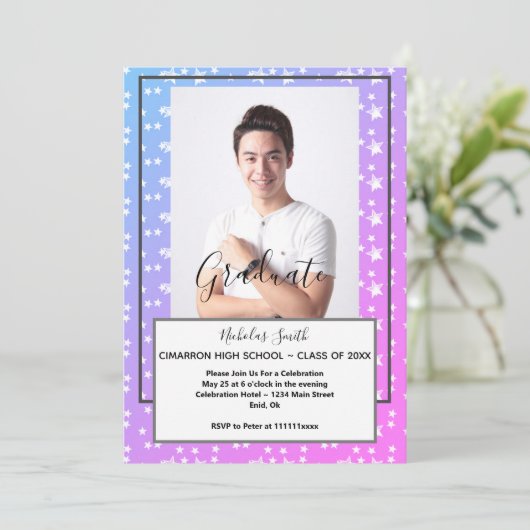 雄モダン星 | 卒業党 招待状 (スタンド正面)