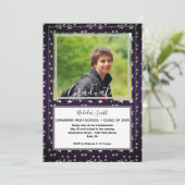 雄モダン星(星) |卒業パーティー 招待状 (スタンド正面)