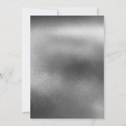 雄モダン50誕生日 招待状 (裏面)