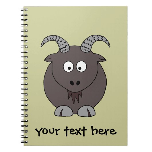 雄ヤギ ノートブック (正面)