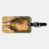 雄ライオン歩く ラゲッジタグ (正面横)