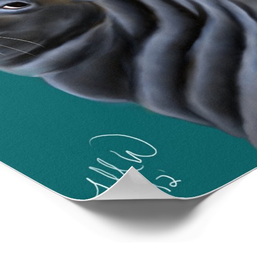 雄ライオン ポスター (角)