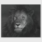 雄ライオン ラッピングペーパー (フラット)