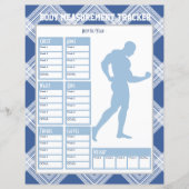 雄体測定トラッカー重量損失グラフ (正面)