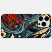 雄壮なクジラ: 海のダンス Case-Mate iPhoneケース (裏面 (横))