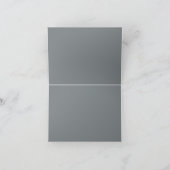 雄壮なムース 4" x 5.6" サンキューカード (内部)