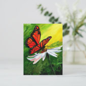 雄壮なモナークバタフライ ポストカード (スタンド正面)