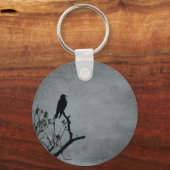 雄大なカラス キーホルダー (正面)