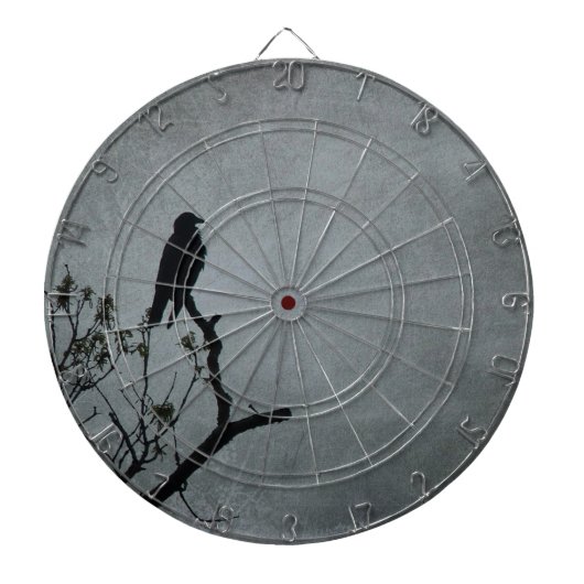 雄大なカラス ダーツボード (正面)