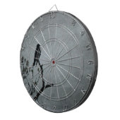 雄大なカラス ダーツボード (正面右)