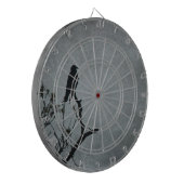 雄大なカラス ダーツボード (正面左)