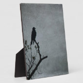 雄大なカラス フォトプラーク (側面)