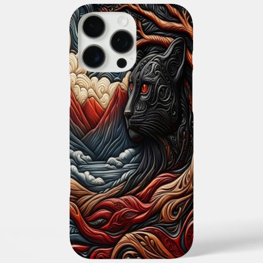 雄大なヒョウ:自然の静謐 Case-Mate iPhoneケース (裏面)