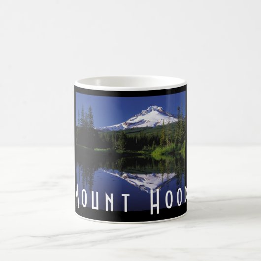 雄大なフッド山 コーヒーマグカップ (中央)