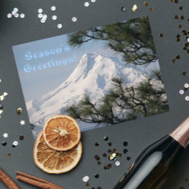 雄大なマウントフッドの風景 シーズンカード