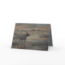 雄大なムース 5" x 7"