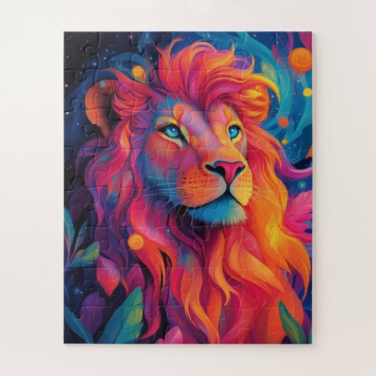 雄大なライオン ジグソーパズル (縦)