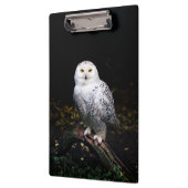 雄大な冬の雪のオオワシ クリップボード (左)