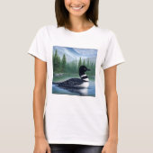 雄大な北の荒野のローん Tシャツ (正面)