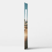 雄大な砂漠の砂丘の風景 - あたたかなベージュ Case-Mate iPhoneケース (裏面 / 左)