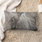 雄大な象の枕 ランバークッション (ブランケット)
