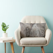 雄大な象の枕 ランバークッション (椅子)