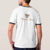 雄大な鳥 Tシャツ (裏面フル)