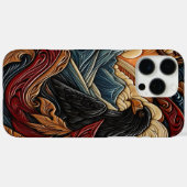 雄大な鷹の情景アートワーク Case-Mate iPhoneケース (裏面 (横))