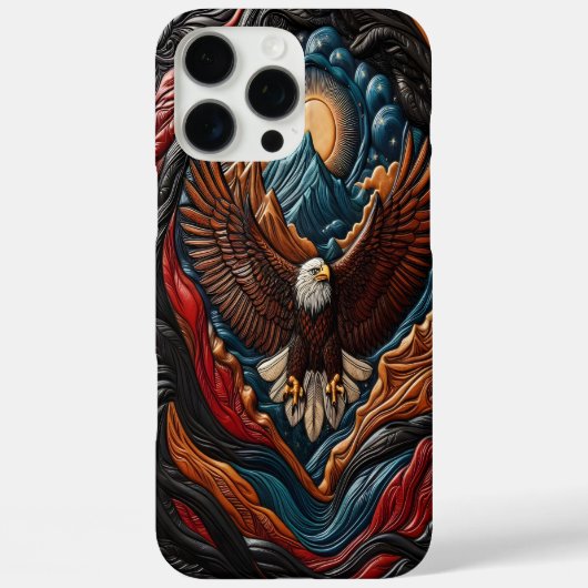 雄大な鷹の情景アート Case-Mate iPhoneケース (裏面)