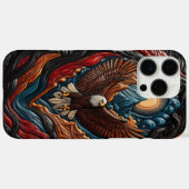雄大な鷹の情景アート Case-Mate iPhoneケース (裏面 (横))