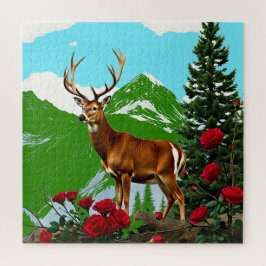 雄大な鹿 ジグソーパズル