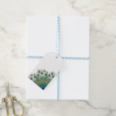 雄孔雀カラフル曼荼羅 ギフトタグ (より糸付き)