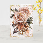 雄弁なバラ・オブ・グレース カード (黄色い花)