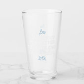 雄弁な沈黙は穏やかな装飾の芸術を引用 タンブラーグラス (裏面)