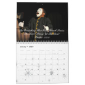 雄弁に2010年の感動的なパントマイムのカレンダー話される カレンダー (1月 2027)