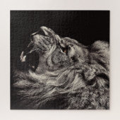 雄怒ライオン ジグソーパズル (横)