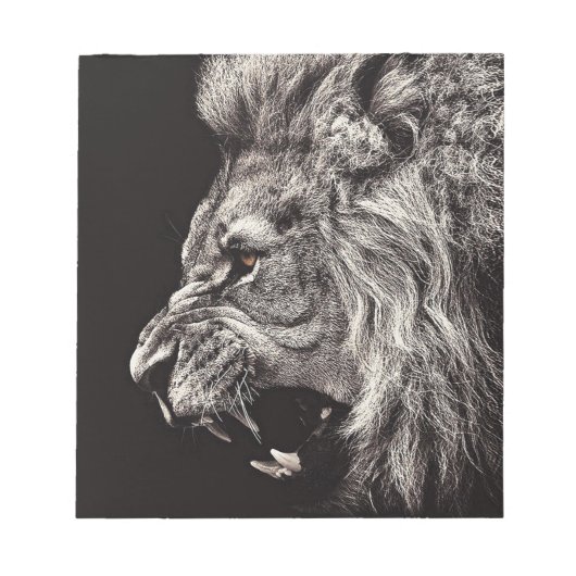 雄怒獅子 ノートパッド (正面)