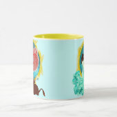 雄牛のコーヒー・マグとのダンス マグカップ (中央)