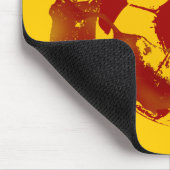 雄牛のサッカーのギフトのUltaの熱くスペインのなランニング マウスパッド (コーナー)