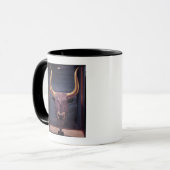 雄牛の頭部の形をしたRhyton、 マグカップ (正面左)