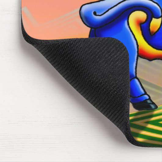 雄牛 マウスパッド (コーナー)