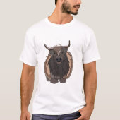 雄牛 牛 雄牛 Tシャツ (正面)