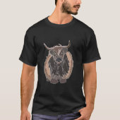 雄牛 牛 雄牛 Tシャツ (正面)