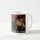 雄猫の死んだマウスの劇場のマグ コーヒーマグカップ (正面右)