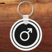 雄記号 キーホルダー (正面)