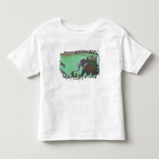 雄豚の狩りのUdaipurの支配者Sarup Singh、 トドラーTシャツ (正面)