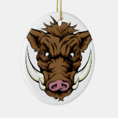 雄豚はマスコットのキャラクターを遊ばします セラミックオーナメント (右)