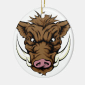 雄豚はマスコットのキャラクターを遊ばします セラミックオーナメント (左)